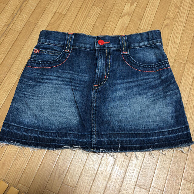 EDWIN(エドウィン)のデニムスカート♪150♪EDWIN キッズ/ベビー/マタニティのキッズ服女の子用(90cm~)(スカート)の商品写真