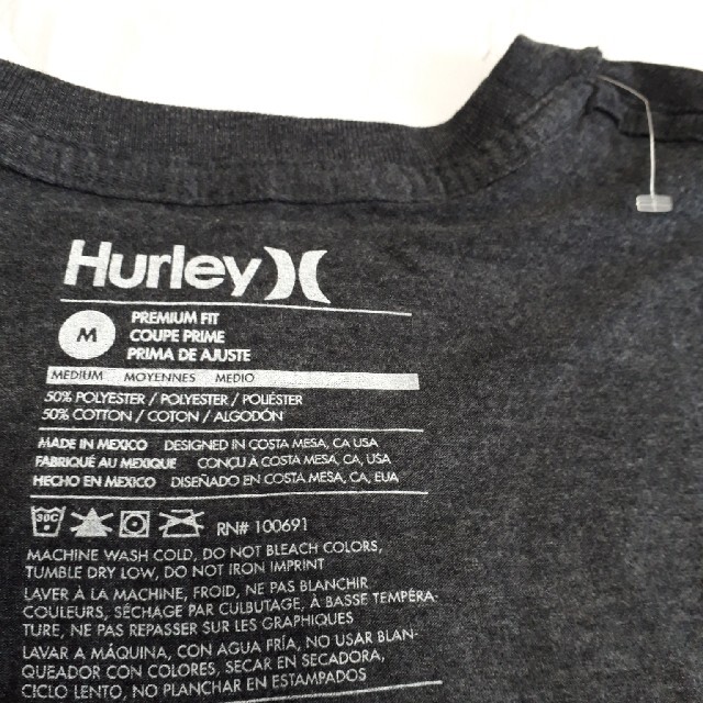 Hurley(ハーレー)のかおりん様専用★Hurley Tシャツ★新品未使用 メンズのトップス(Tシャツ/カットソー(半袖/袖なし))の商品写真