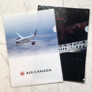 エアカナダ  クリアファイル白！非売品(旅行用品)