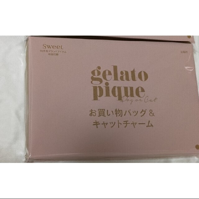 gelato pique(ジェラートピケ)のジェラートピケ エコバッグ＆キャットチャーム レディースのバッグ(エコバッグ)の商品写真