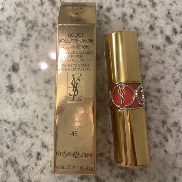 Yves Saint Laurent Beaute(イヴサンローランボーテ)のこはく様専用 イヴ・サンローラン ROUGE VOLUPTÉ SHINE コスメ/美容のベースメイク/化粧品(口紅)の商品写真