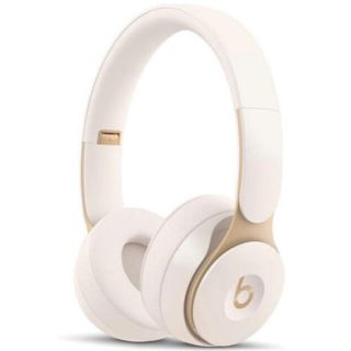 ビーツバイドクタードレ(Beats by Dr Dre)の【値下げしました！】Beats Solo Pro(Ivory) (ヘッドフォン/イヤフォン)