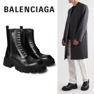 バレンシアガ(Balenciaga)のバレンシアガ BALENCIAGA 20AW トラクター ジップ ブーツ(ブーツ)