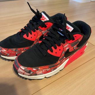 ナイキ(NIKE)の【美品】NIKE airmax90 atmos 24センチ(スニーカー)