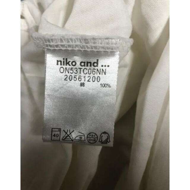 niko and...(ニコアンド)のニコアンドTシャツ レディースのトップス(シャツ/ブラウス(半袖/袖なし))の商品写真