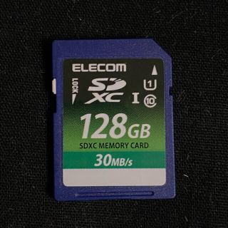 エレコム(ELECOM)のSDカード　128GB(その他)