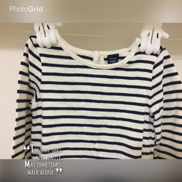 babyGAP(ベビーギャップ)のりぃ様 GAPボーダーワンピ95 キッズ/ベビー/マタニティのキッズ服女の子用(90cm~)(ワンピース)の商品写真