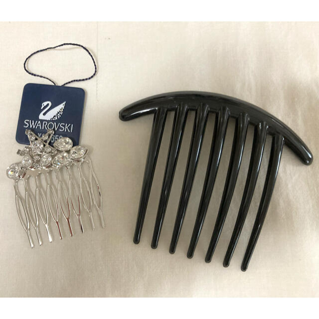 SWAROVSKI - スワロフスキー ヘアアクセサリー&夜会巻コームの SWAROVSKI - スワロフスキー ヘアアクセサリー&夜会巻コームの