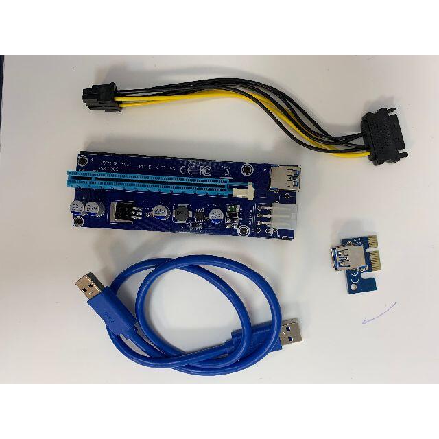 12点 新品 PCI-Eライザーカード (x1 to x16)マイニング用 1