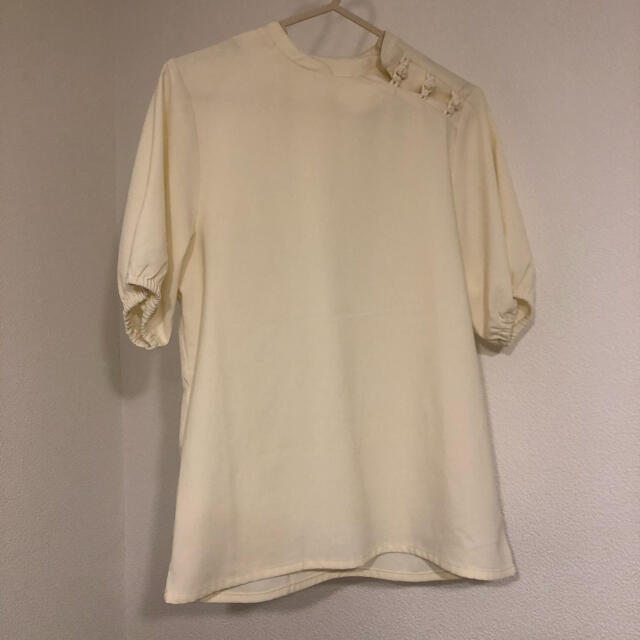 merlot(メルロー)のチャイナ ブラウス トップス レディースのトップス(シャツ/ブラウス(半袖/袖なし))の商品写真