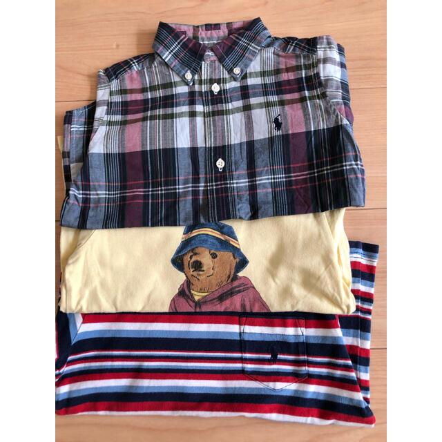 Ralph Lauren(ラルフローレン)のラルフローレンシャツ3枚 キッズ/ベビー/マタニティのキッズ服男の子用(90cm~)(Tシャツ/カットソー)の商品写真