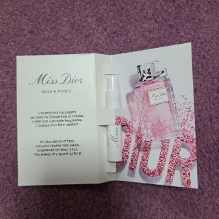 ディオール(Dior)のミスディオール ローズ＆ローズ 試供品(香水(女性用))