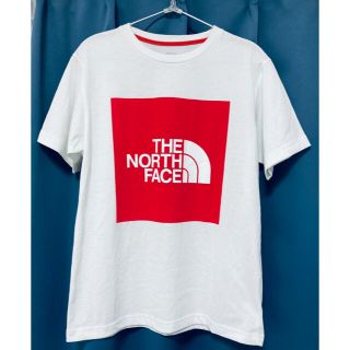 ザノースフェイス(THE NORTH FACE)の【ノースフェイス】定番 ビックロゴ☆半袖プリントTシャツ 赤　Lサイズ　美品(Tシャツ/カットソー(半袖/袖なし))