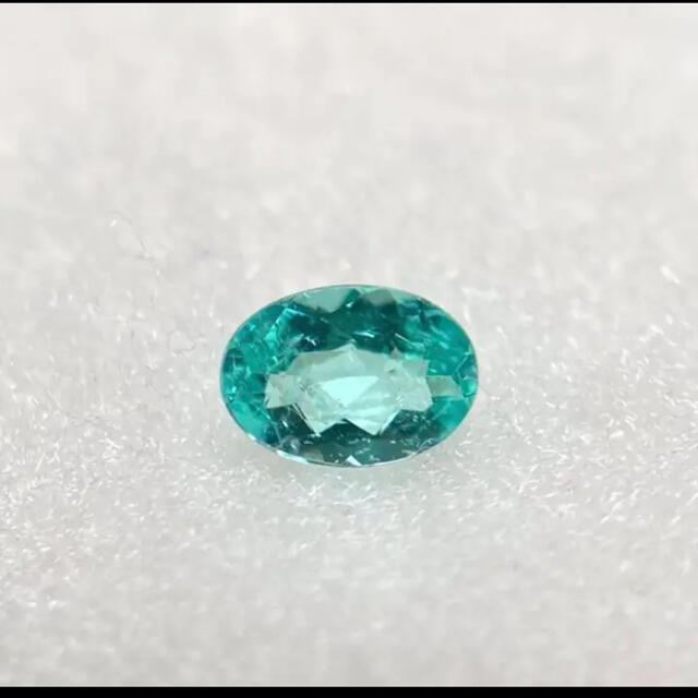 ブラジル産 パライバトルマリン オーバル ルース 0.20ct 【感謝価格