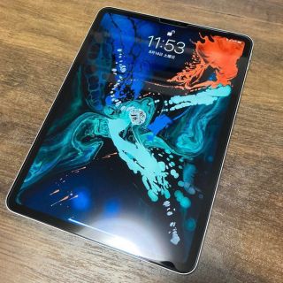 アイパッド(iPad)の本日のみ！極美品 ipad pro 11 2018 スペースグレイ 64GB(タブレット)