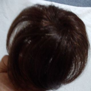 QVC ソフィアン◇人毛100%部分かつら☆弓形ベース ソフトブラウン