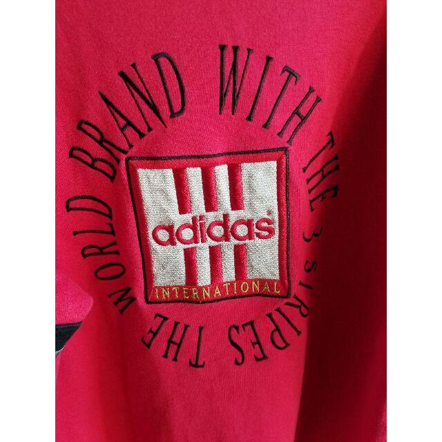 90s adidas モックネック スウェット オーバーサイズ