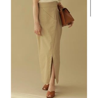 Pencil Wrap Skirt  l'or 完売品(ロングスカート)