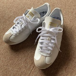 アディダス(adidas)のアディダス　adidas カントリー COUNTRY　ホワイト×ゴールド☆美品☆(スニーカー)