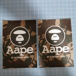 アベイシングエイプ(A BATHING APE)のAape ステッカー(Tシャツ/カットソー(半袖/袖なし))