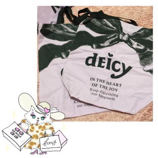 デイシー(deicy)の♡ 2枚セット deicy ショッパー ♡(ショップ袋)