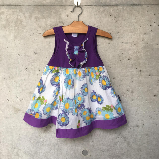 hakka baby(ハッカベビー)のハッカベビー　花柄ワンピース　90 キッズ/ベビー/マタニティのキッズ服女の子用(90cm~)(ワンピース)の商品写真