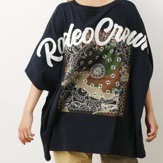 ロデオクラウンズワイドボウル(RODEO CROWNS WIDE BOWL)のアソートバンダナTシャツ(Tシャツ(半袖/袖なし))