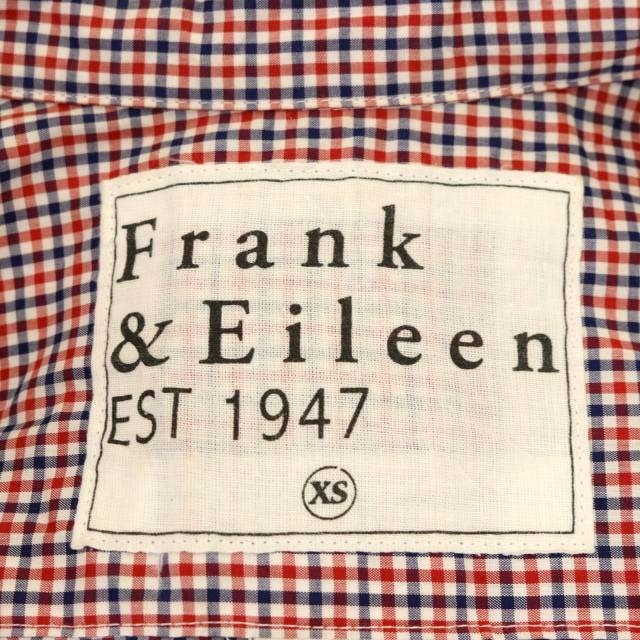 Frank&Eileen(フランクアンドアイリーン)のフランク&アイリーン シャツ ブラウス 長袖 チェック XS 赤 青 白 レッド レディースのトップス(シャツ/ブラウス(長袖/七分))の商品写真