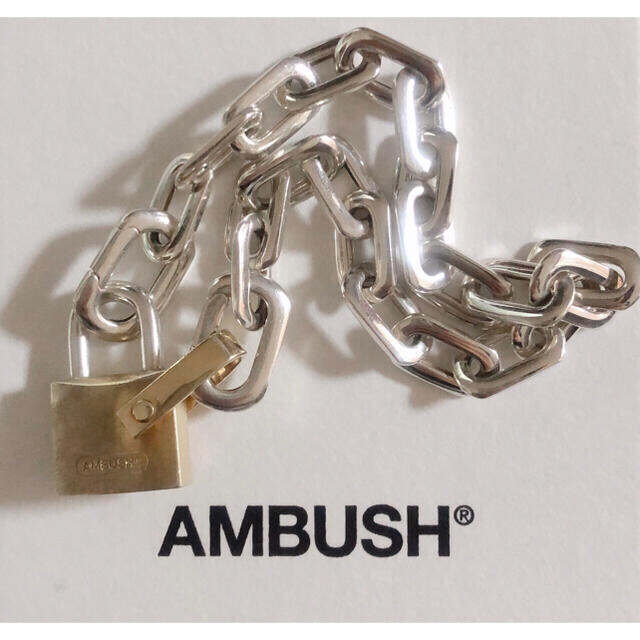 AMBUSH(アンブッシュ)のambush  パドロック ブレスレット 付属品完備 メンズのアクセサリー(ブレスレット)の商品写真