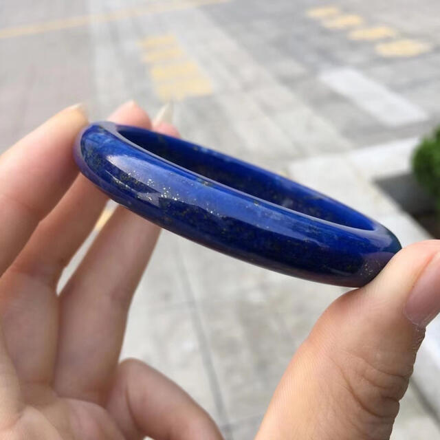 天然無処理 ラピスラズリ バングル 内径58mm | asace.co.nz