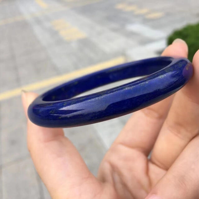 日本製 2ウェイ 58mm 天然無処理 ラピスラズリ バングル - 通販 - www