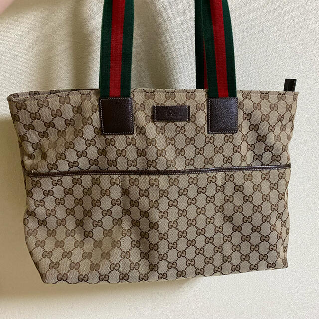 Gucci(グッチ)のグッチ　シェリーライン　トートバッグ　マザーズバッグ レディースのバッグ(トートバッグ)の商品写真