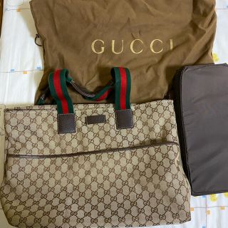 グッチ(Gucci)のグッチ　シェリーライン　トートバッグ　マザーズバッグ(トートバッグ)