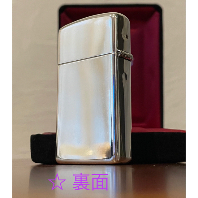 ZIPPO(ジッポー)の★２００１年　スターリングシルバー　スリム　ジッポ メンズのファッション小物(タバコグッズ)の商品写真