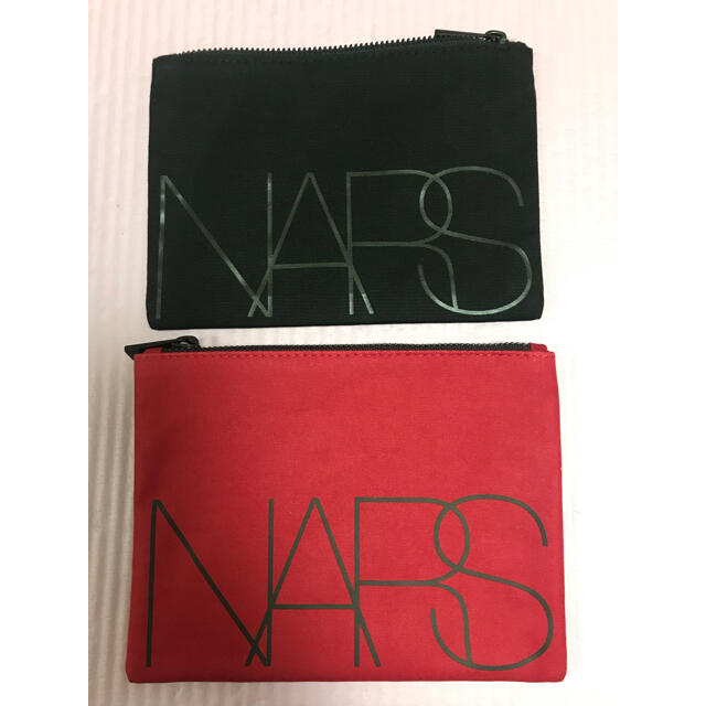 NARS(ナーズ)のmimi様専用美品♪非売品NARSオリジナルポーチブラック　レッド　2点セット コスメ/美容のコスメ/美容 その他(その他)の商品写真