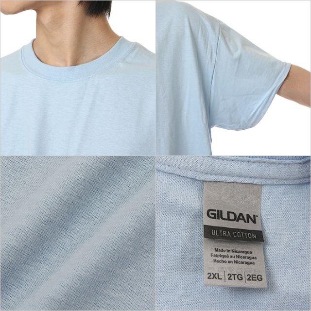 GILDAN(ギルタン)の【新品】ギルダン 半袖 Tシャツ 2XL 水色 GILDAN 無地 メンズ メンズのトップス(Tシャツ/カットソー(半袖/袖なし))の商品写真