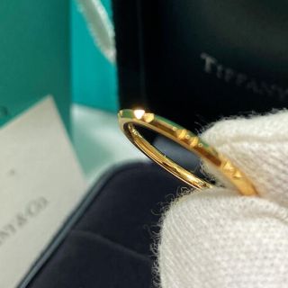 ティファニー(Tiffany & Co.)のtiffanyトゥルーバンドリングゴールド　9号(リング(指輪))