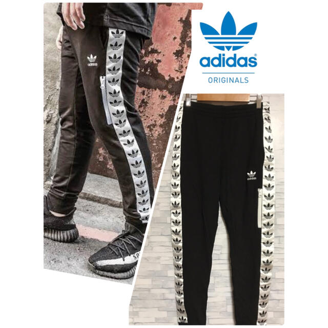 【希少】adidas アディダス トラックパンツ　大人気　トレフォイル　美品