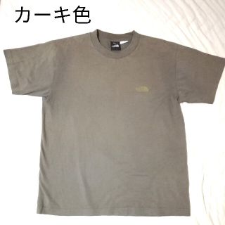 ザノースフェイス(THE NORTH FACE)のTHE NORTH FACE Tシャツ カーキ色 Ｌサイズ相当(Tシャツ/カットソー(半袖/袖なし))