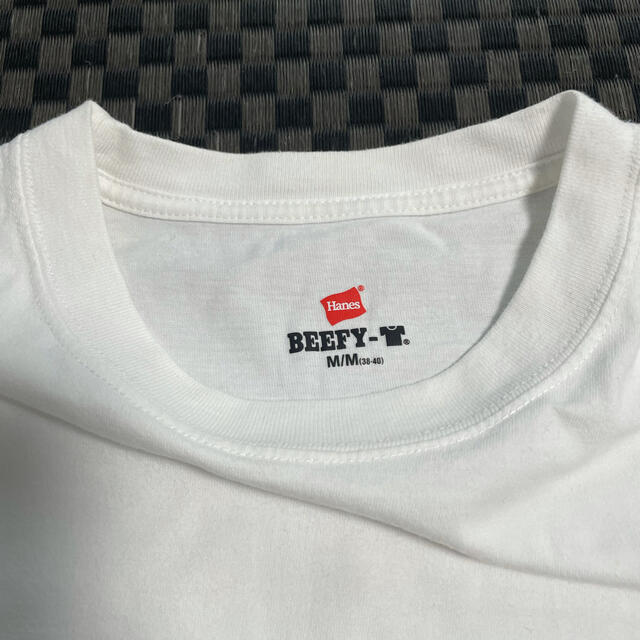 Hanes(ヘインズ)のHanes BEEFY Tシャツ　M メンズのトップス(Tシャツ/カットソー(半袖/袖なし))の商品写真