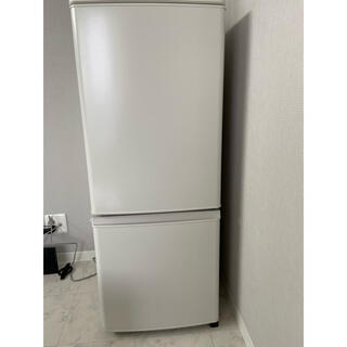 ミツビシ(三菱)のMITSUBISHI 2ドア冷凍冷蔵庫 146L 2021年製(冷蔵庫)
