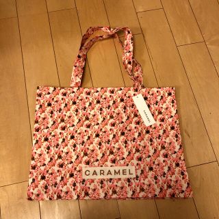 GINGER掲載商品】 CARAMEL POLKA トートバッグ FLORAL POLKA 今季完売