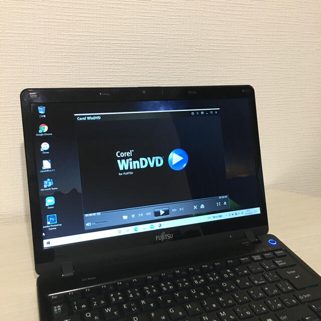 富士通 - 富士通 ノートPC SSD搭載 Wi-Fi 指紋センサー Windows10の