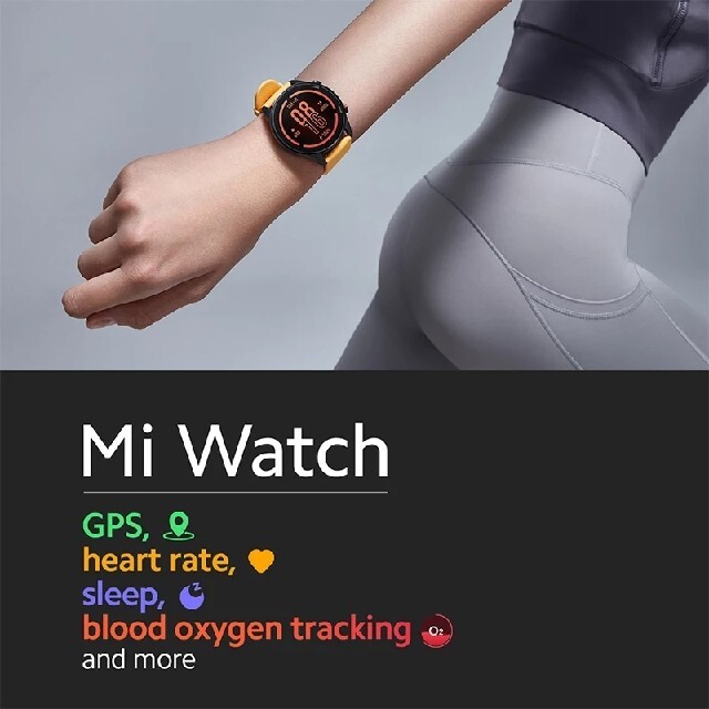 新品　Mi Watch ネイビーmiwatch