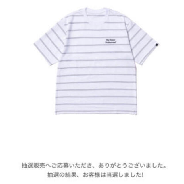 【新品未使用】ennoy  Pique Border T-shirts L