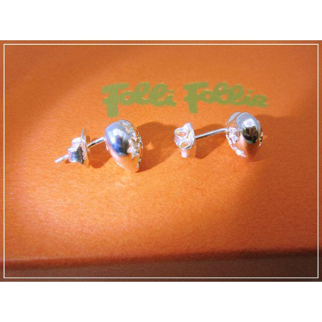 Folli Follie(フォリフォリ)のFolli Follie ハート　ピアス　シルバー レディースのアクセサリー(ピアス)の商品写真