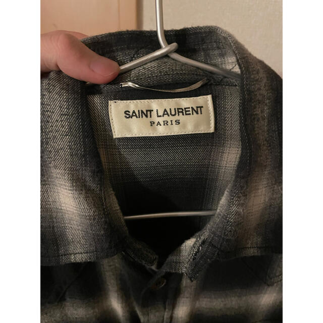 saintlaurentparis チェックシャツ　xs 2