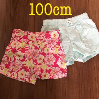 ハーフパンツ　ショートパンツ　100cm(パンツ/スパッツ)