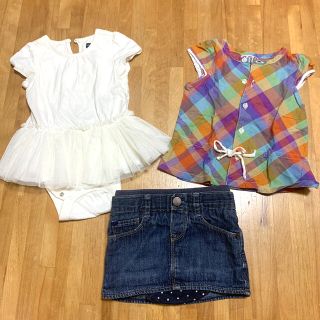 ベビーギャップ(babyGAP)の女の子80cmまとめ売り！(Ｔシャツ)