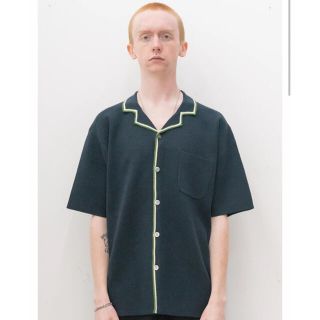 ステューシー(STUSSY)のstussy stripe edge knit shirt(シャツ)